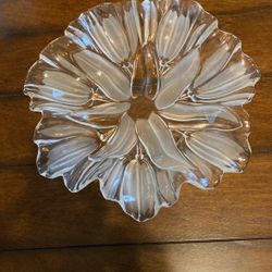 Decorative Thick Glass Dish. 