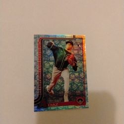 Yilber Diaz Baseball Card 