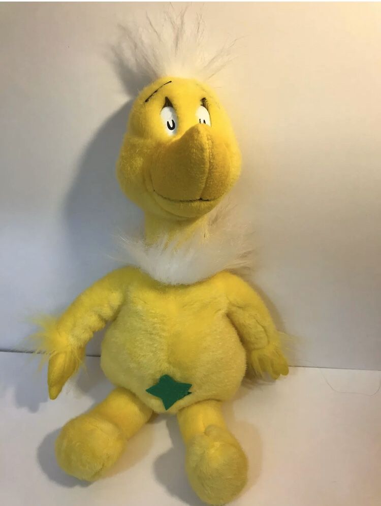 Kohls Cares Dr Seuss Sneetches Yellow Bird Stuffed Animal Plush 16"