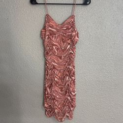 Pink Swirl Dress 