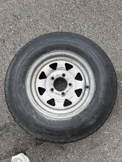 B78-13 Trailer Tire w/ 13” 5-Lug Steel Wheel Load Range C Utility Boat Trailer ASAP