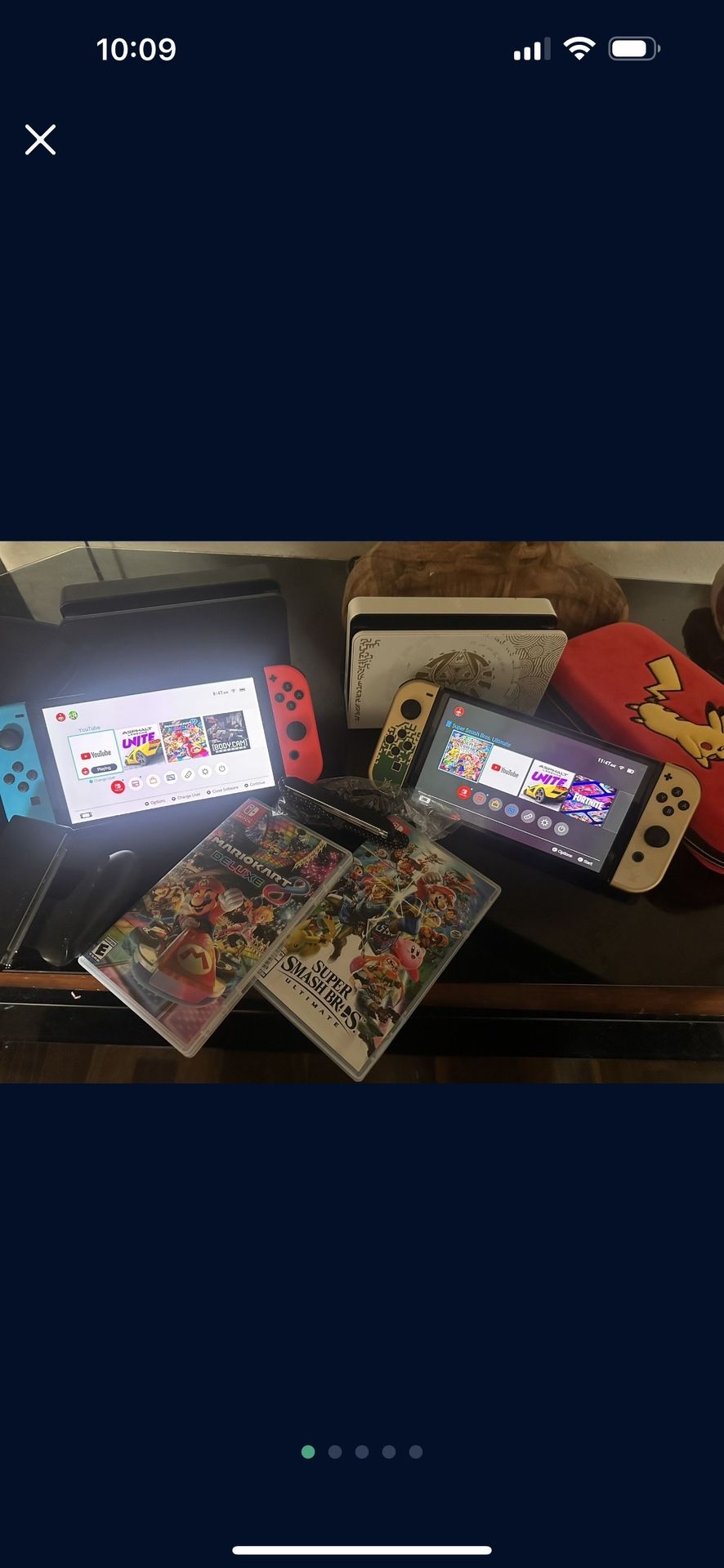 2 NINTENDO SWITCH /1 LIMIT EDITION OLED
