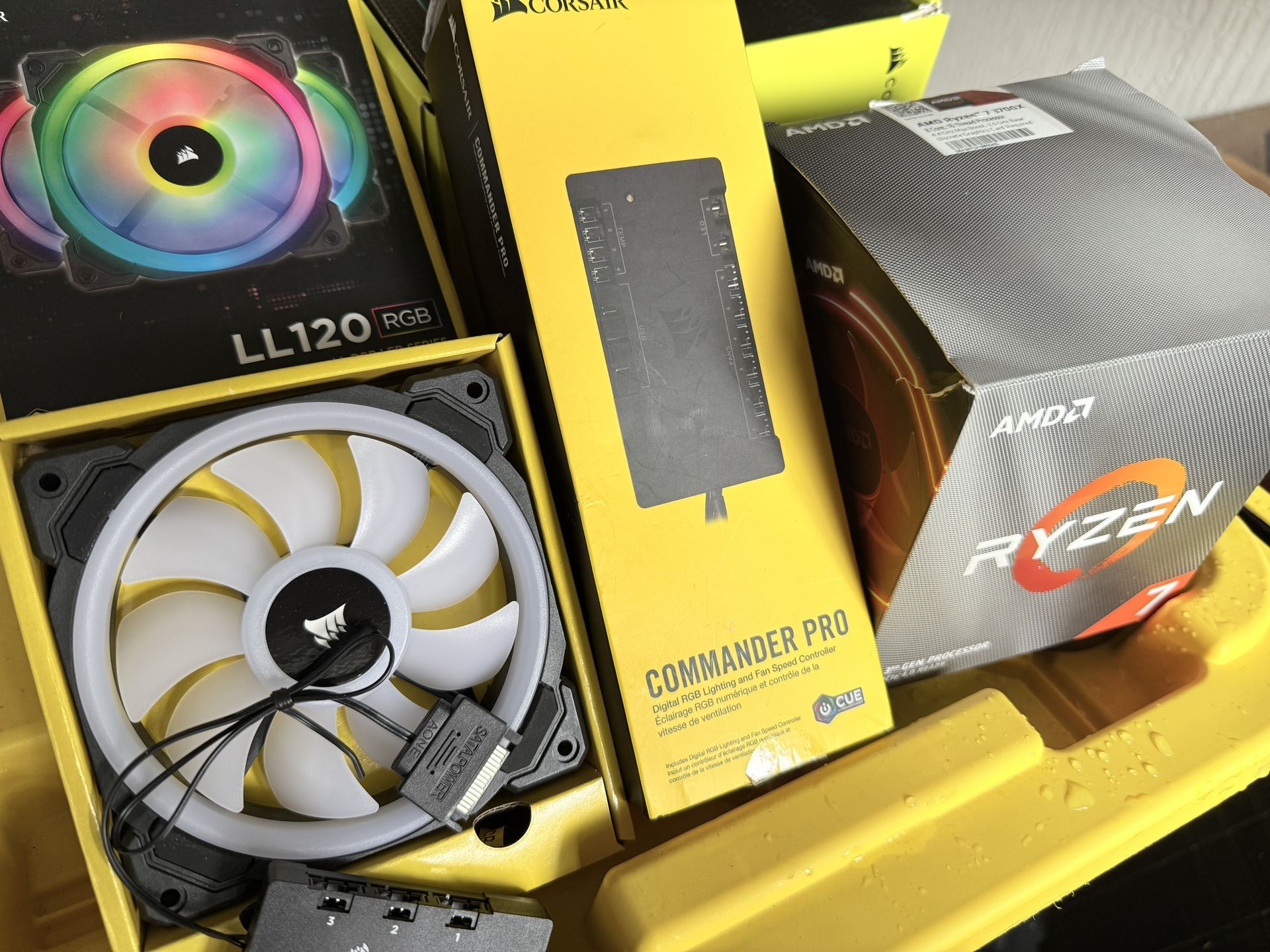 CPU, FANS AND CONTROLLER