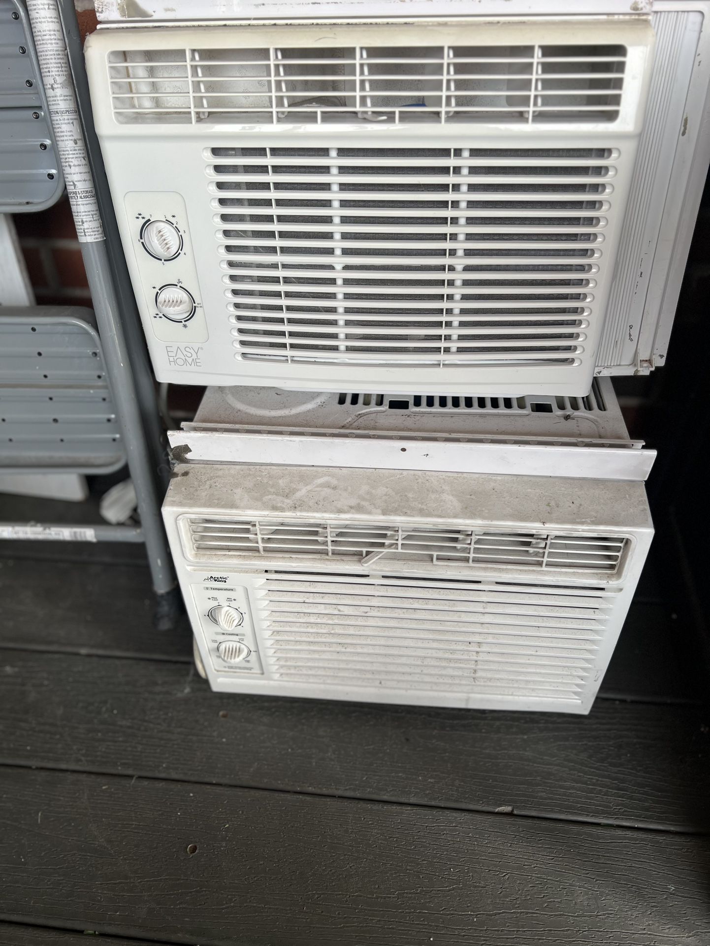 Two air air conditioners, 5000 BTU