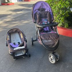 Stroller & Baby Seat Combo