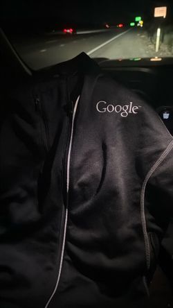 Google Branded Black Track Jacket