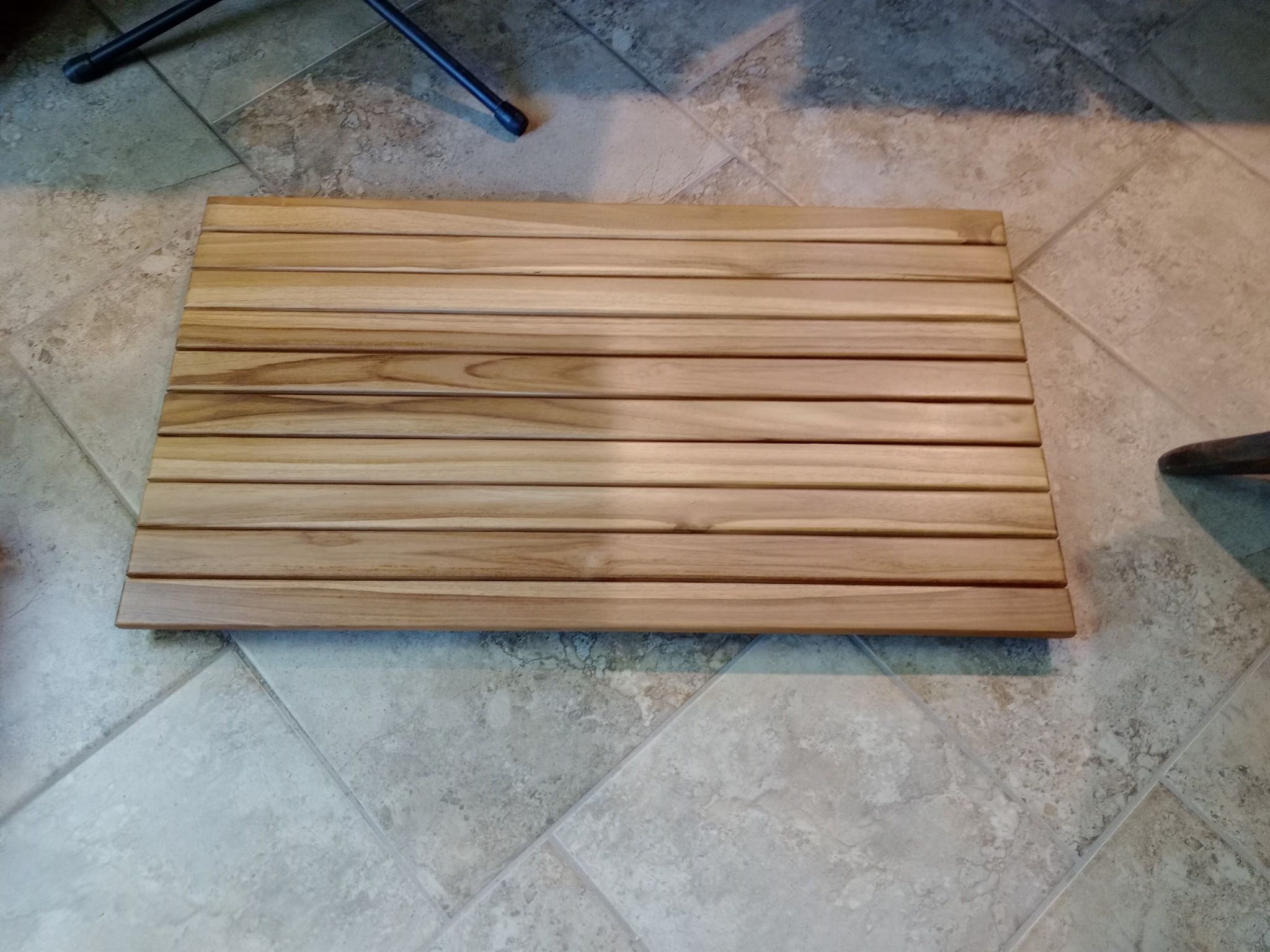 Teak Wood Slatted Mat