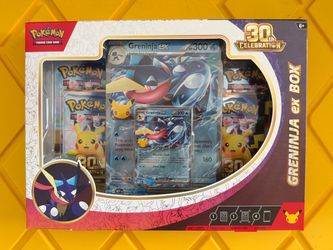 Pokemon 30th Celebration Greninja Ex Box