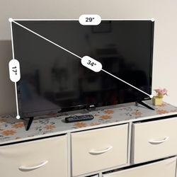34” Onn Roku Smart TV