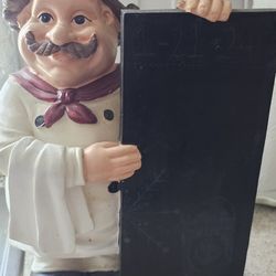 Menu Chef Statue