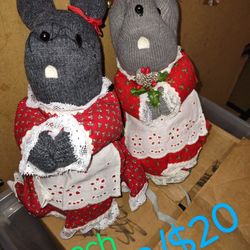 Antique Xmas Figures