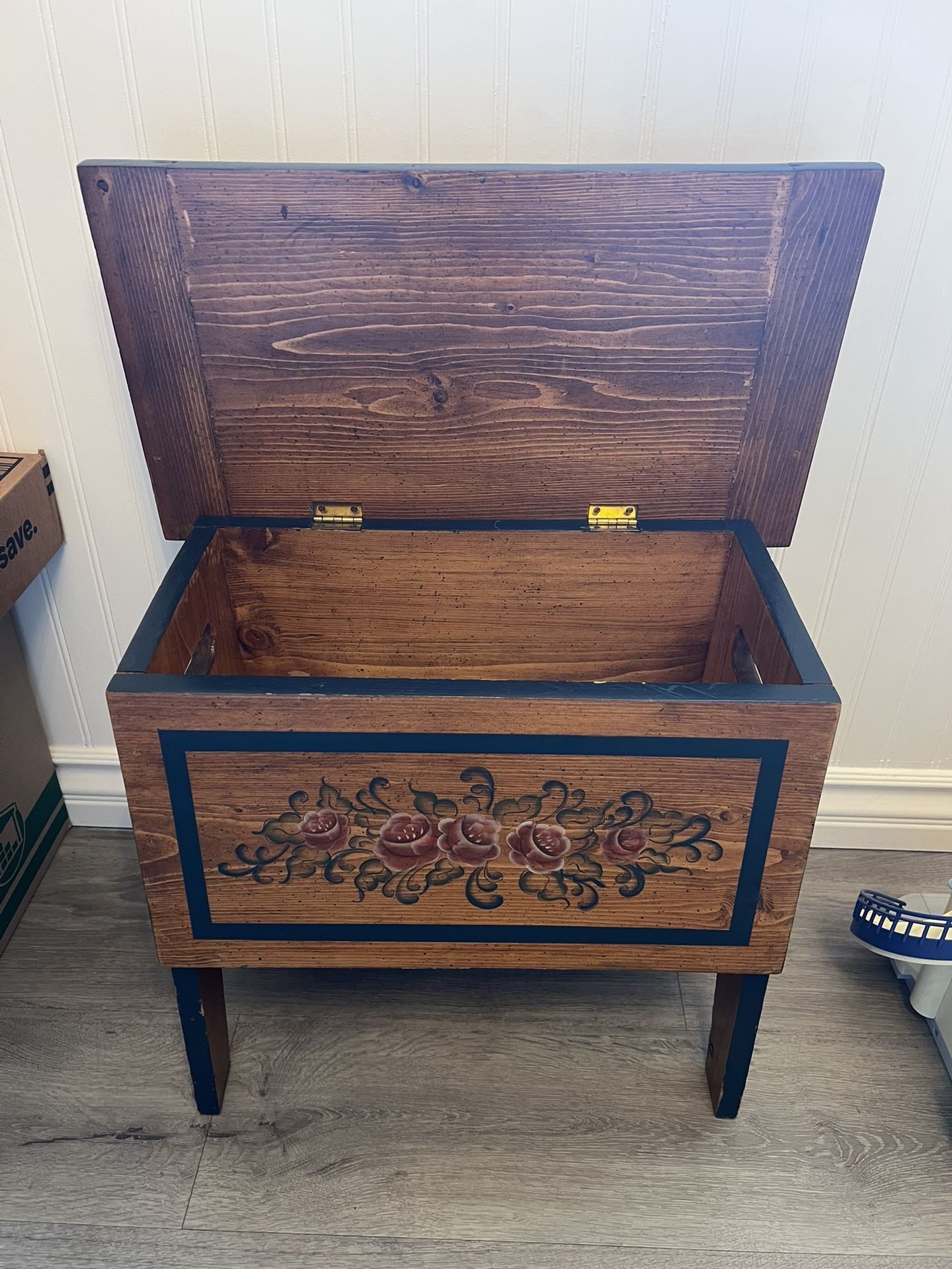 Small Vintage Wood Bench