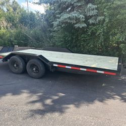  18’ Steel Trailer 10k Axles