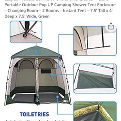 Shower Shelter Giant Portable Pop Up Camping Shower