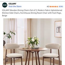 Colamy Chair For Sell ( 3 Chairs )