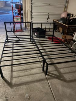 Twin Bed Frame-Metal