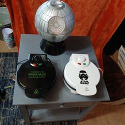 Star Wars Waffle Makers And Popcorn Machine
