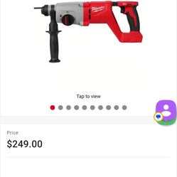 Milwaukee roto hammer brush less