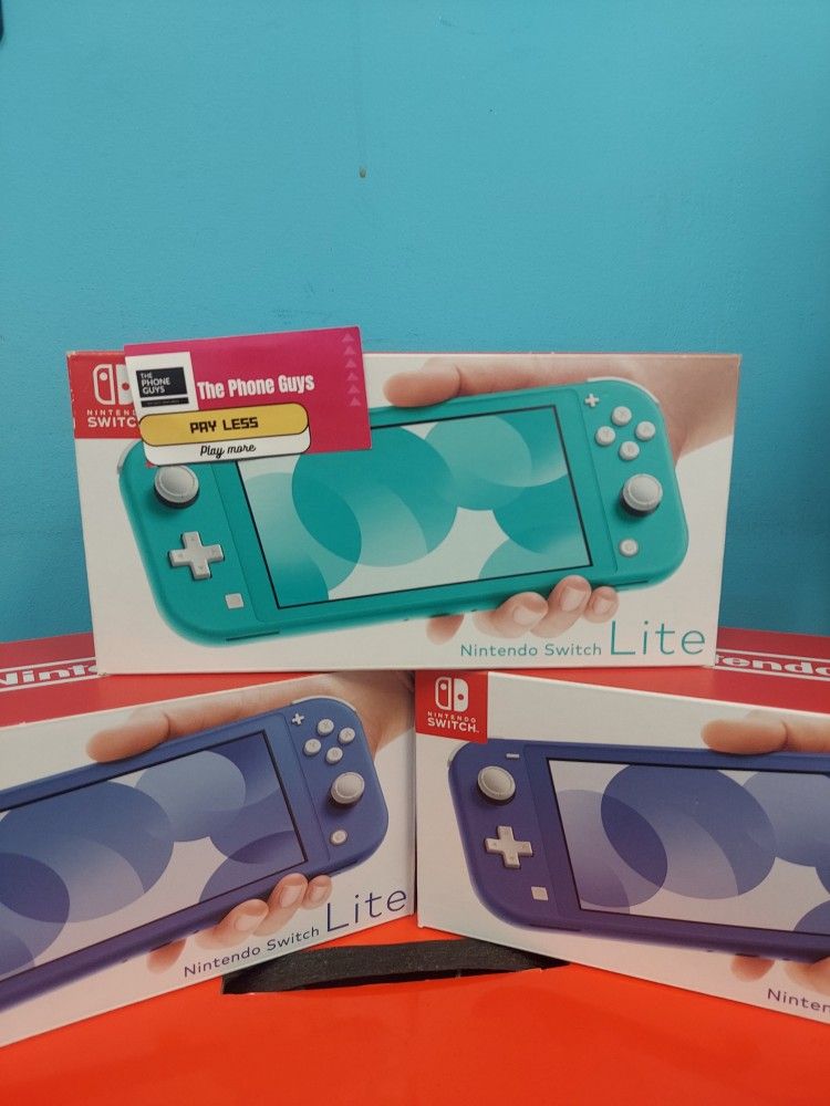 Nintendo Switch Lite Brand New - $5 Today and Rest Later! Message us now