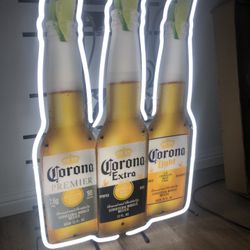 Corona Bottles Neon Light Sign
