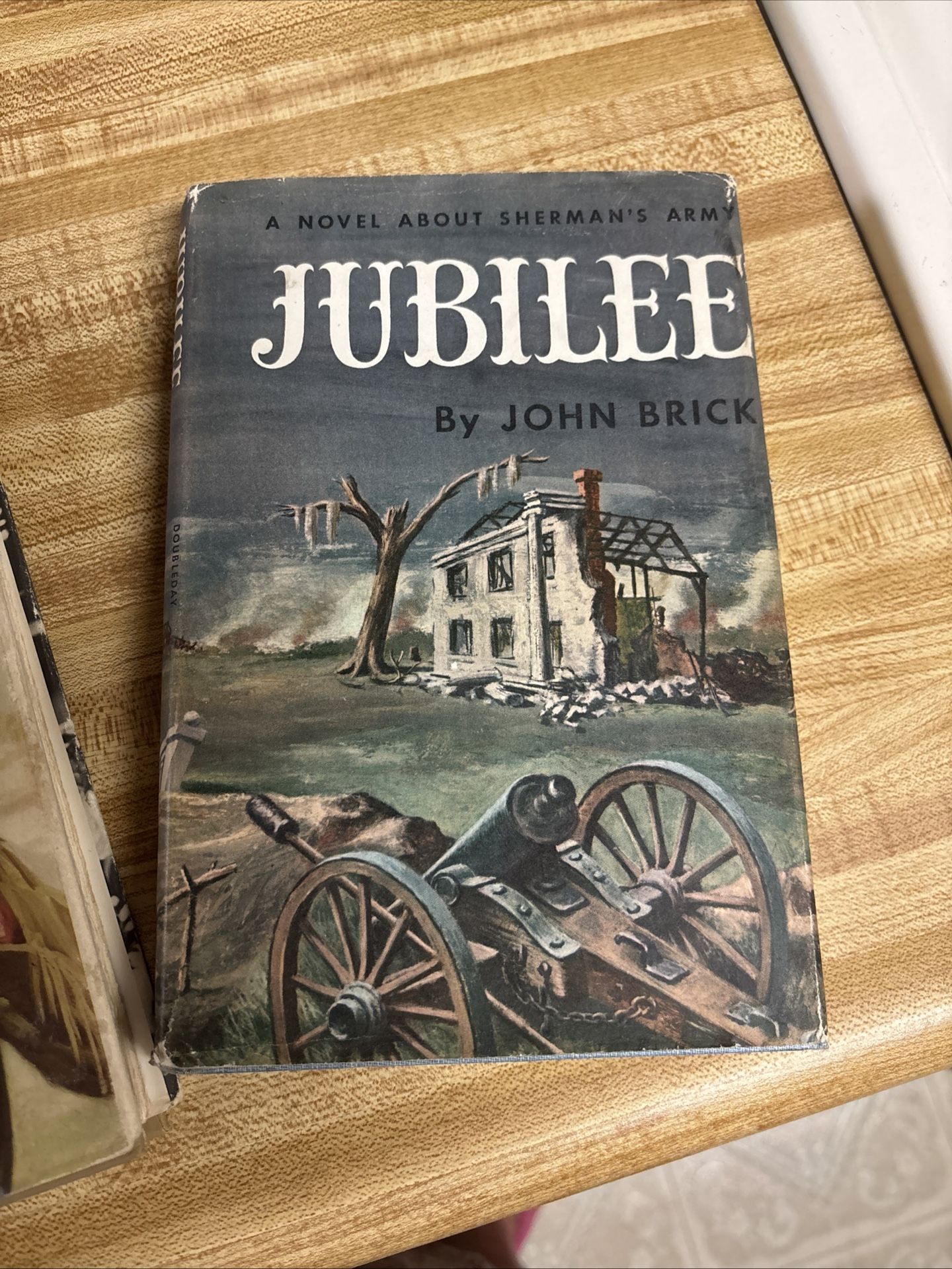 vintage 1956 hardback book Jubilee author John Brick Book Club Edition