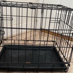 Dog Crate Small  Cage Folding L18W12H15 inch great condition