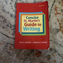The Concise St. Martin’s Guide To writing