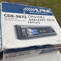 Mercedes Radio CDE-9872 Alpine Original 