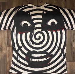 WWE Danhausen x Rucking Very Evil Very Nice T-Shirt Men All Over Print Size XL