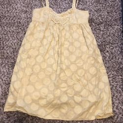 Women’s Yellow Polka Dot Dress 