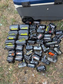 Ryoby batterys for repair or parts