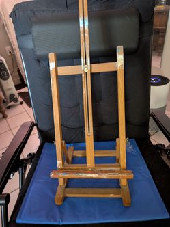 vintage Wooden Tabletop Art Easel