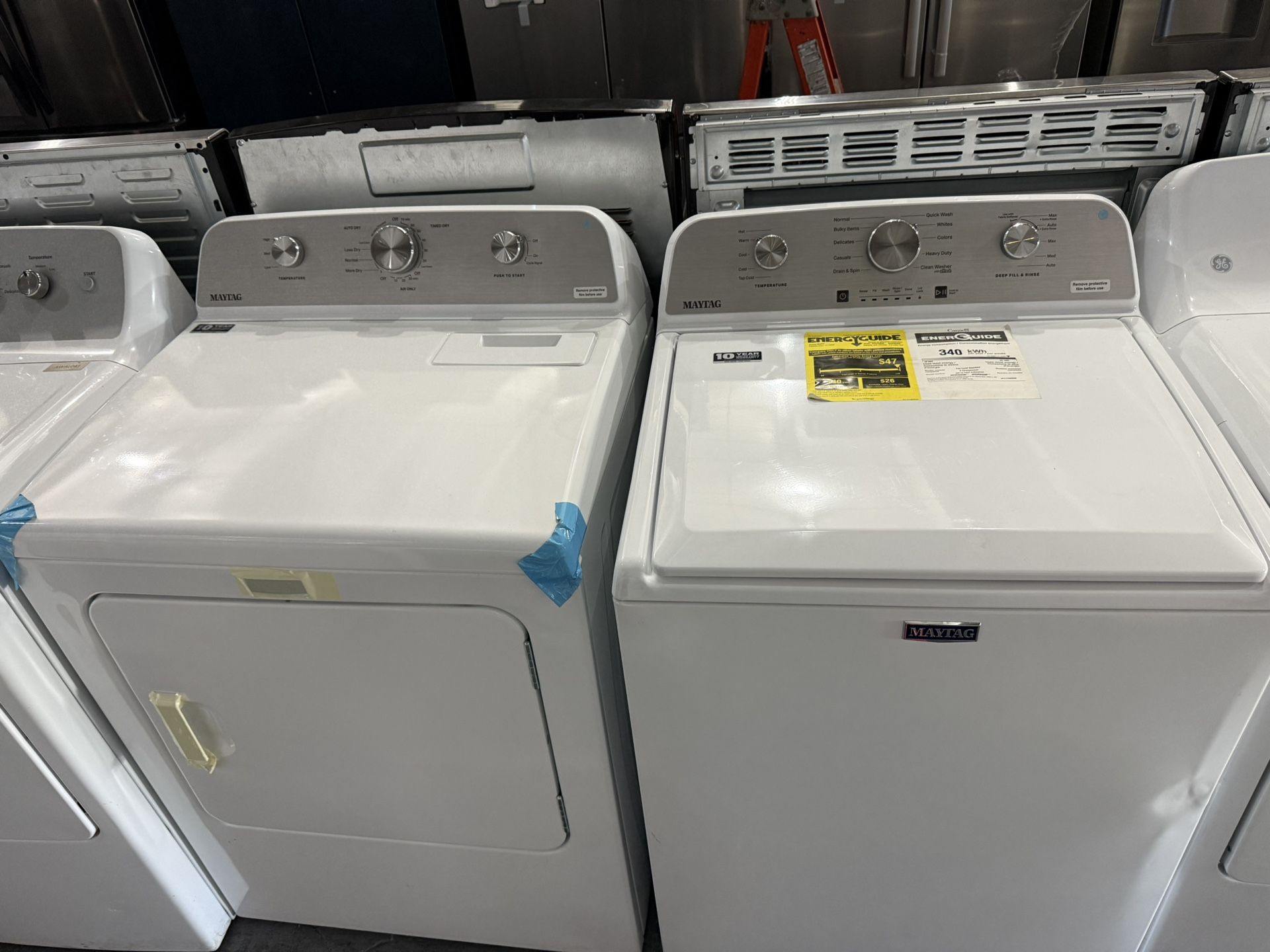 Set Mytag Top Load Washer & Dryer
