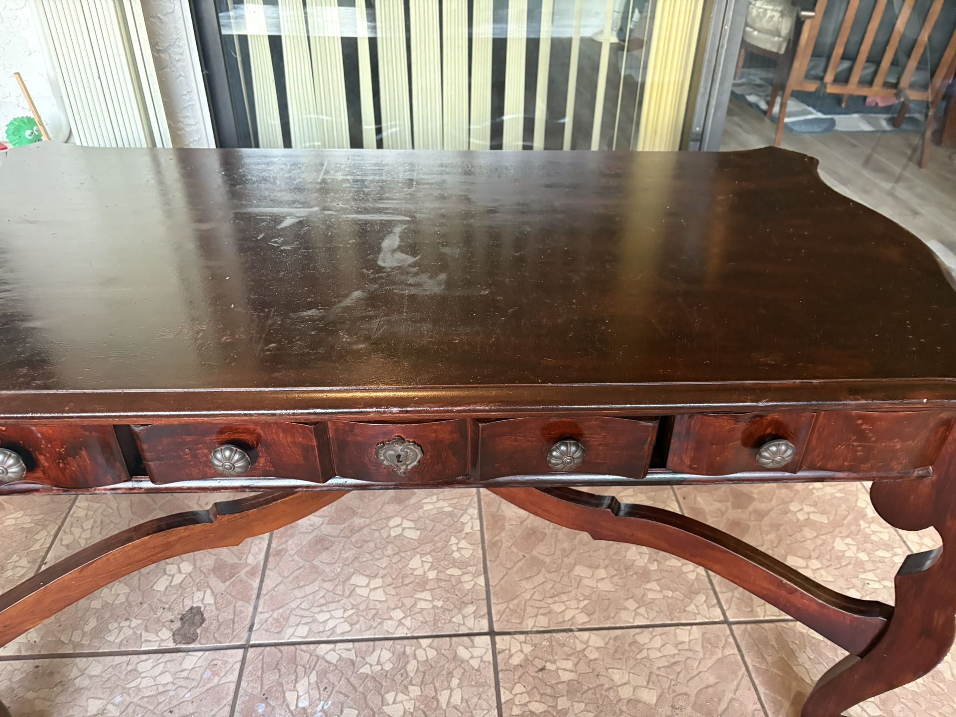 Vintage Wood Desk/table
