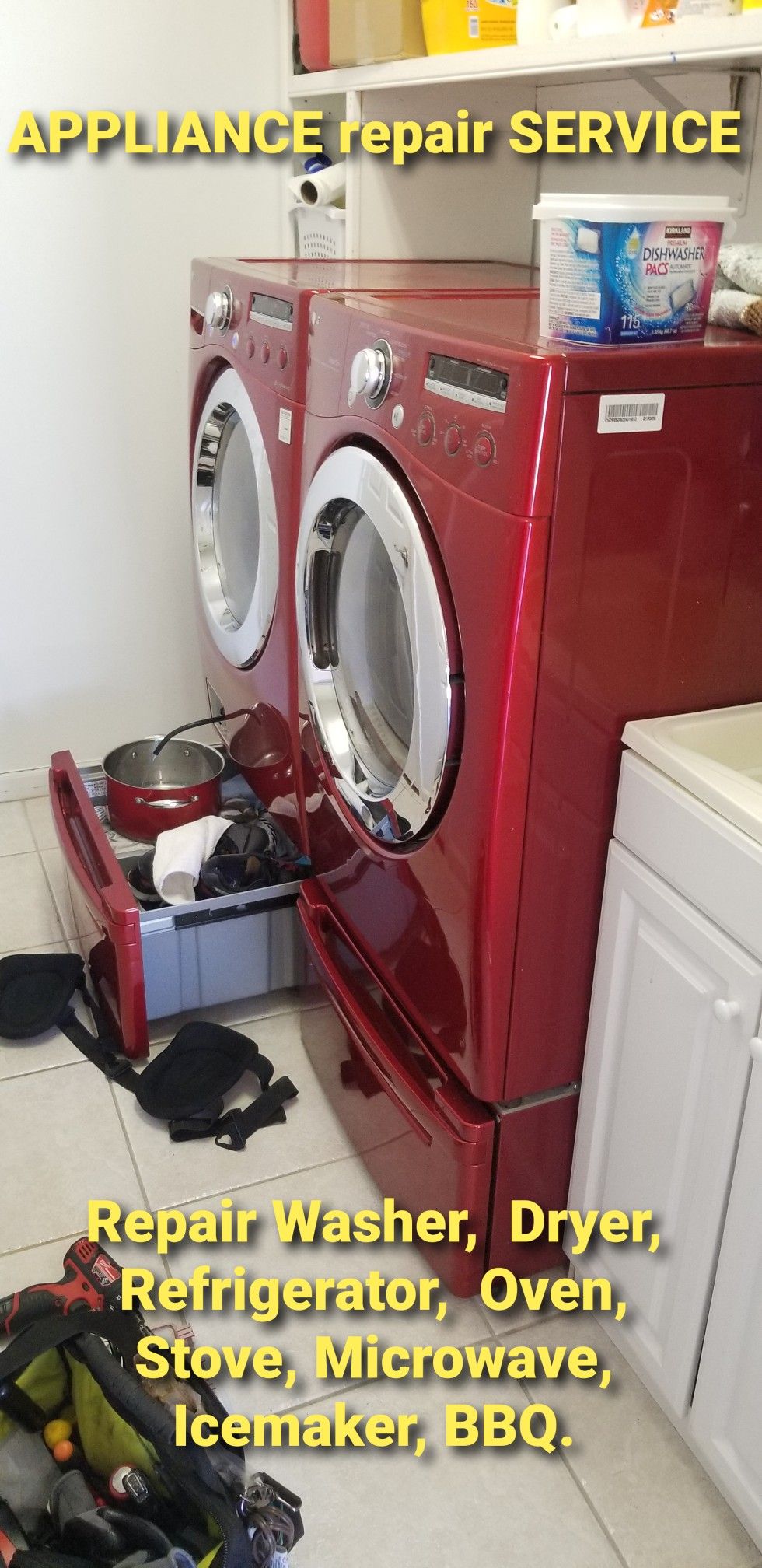 Used dryer repair service