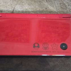 Nintendo DSi XL Super Mario Bros 25th Anniversary Red Console