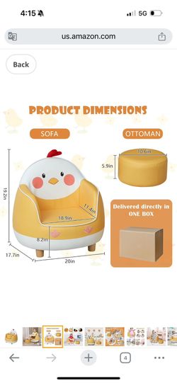 Indoor Household Cartoon Animal Shaped Stool