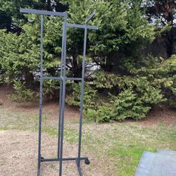 Adjustable Clothes Rack On Wheels