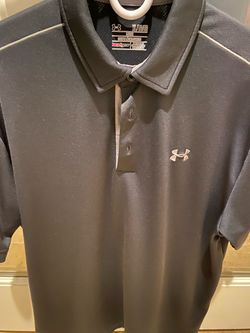 Under Armour HeatGear Polo Shirt XL Black/Grey and Blue/Light Blue