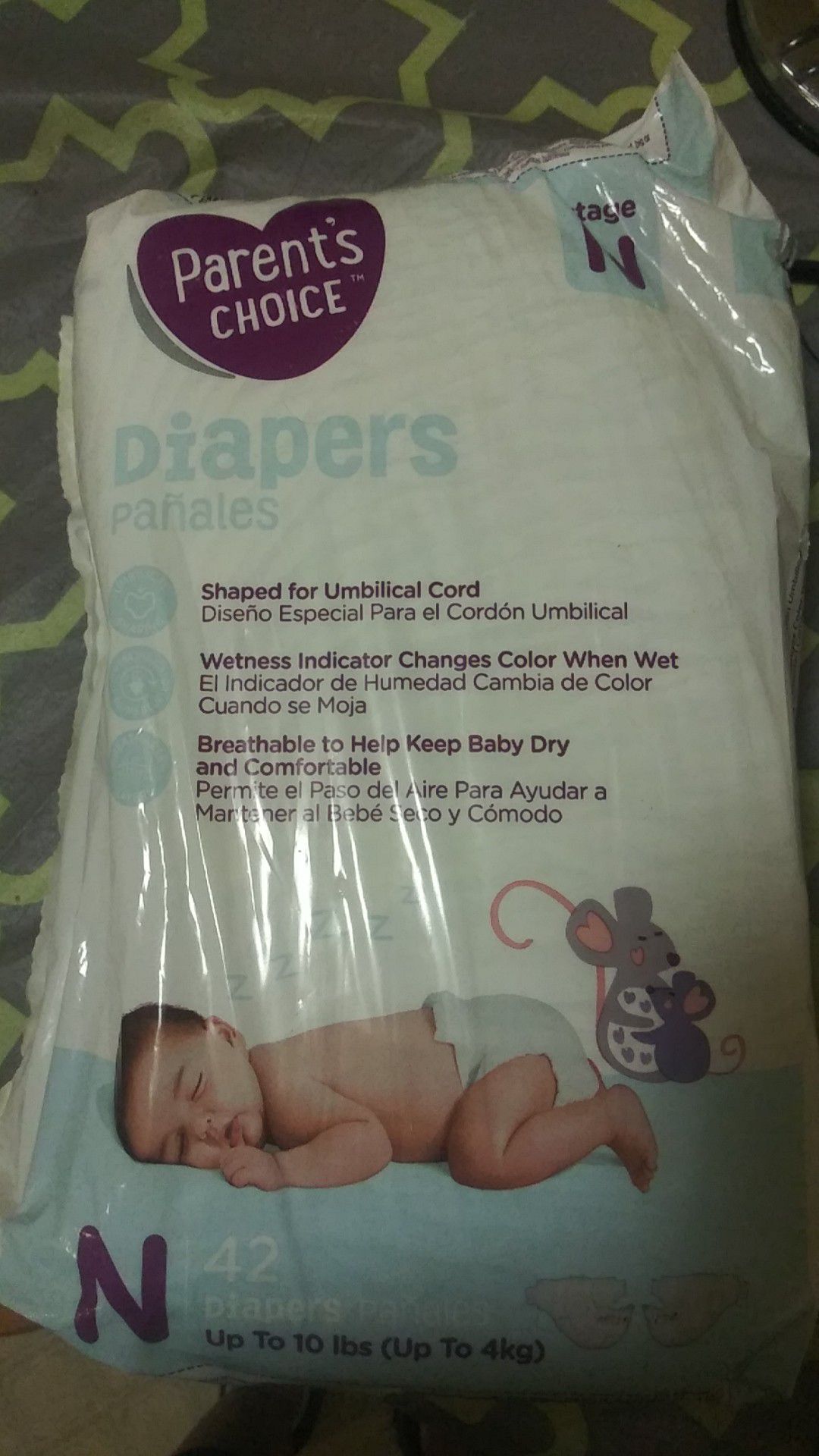 Baby Diapers Newborn 42 count