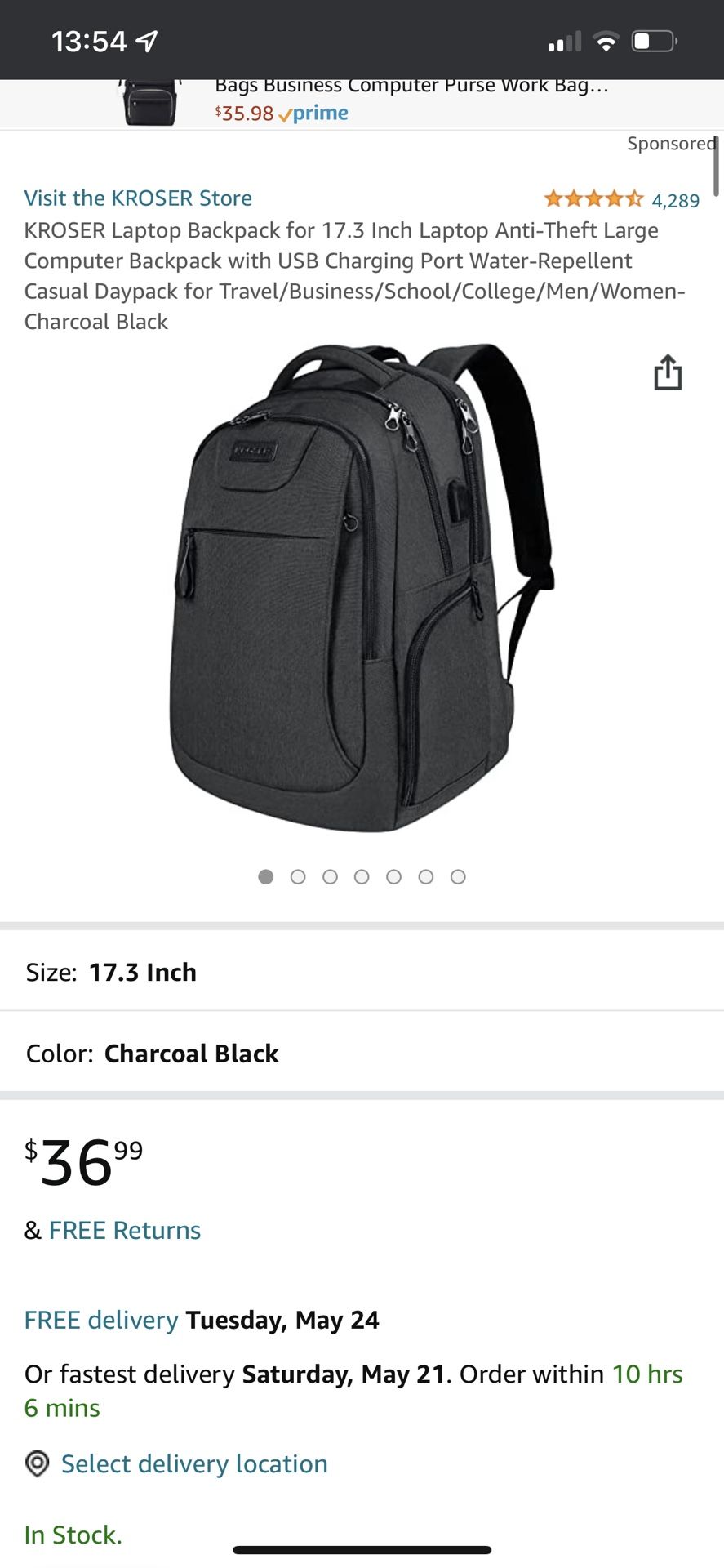 KROSER Laptop Backpack