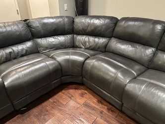 Free sectional gray couch