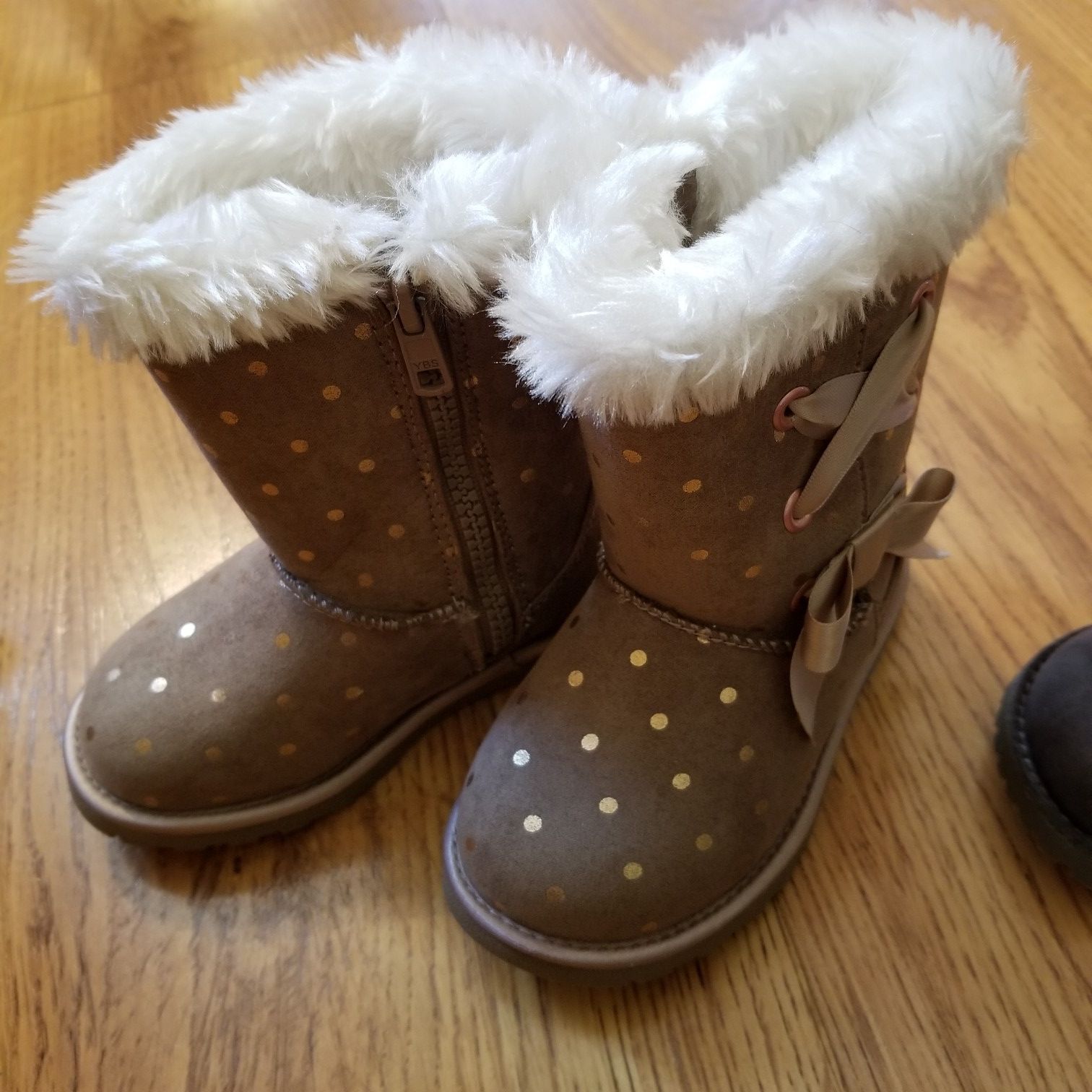 Toddler girl boots, brand new