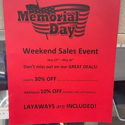 ‼️‼️MEMORIAL DAY SALE‼️‼️