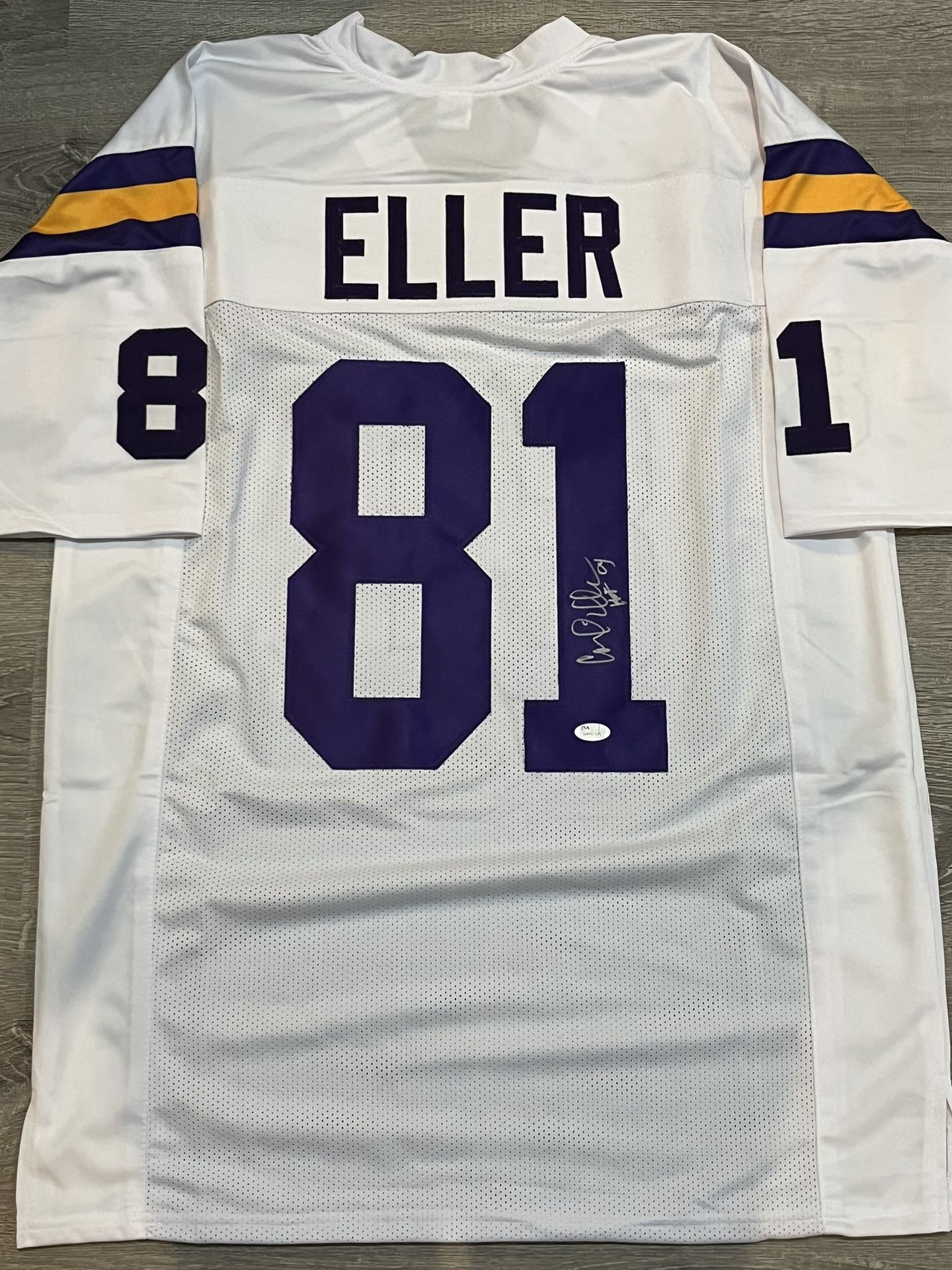Carl Eller Minnesota Vikings Signed Jersey "HOF '04" JSA COA