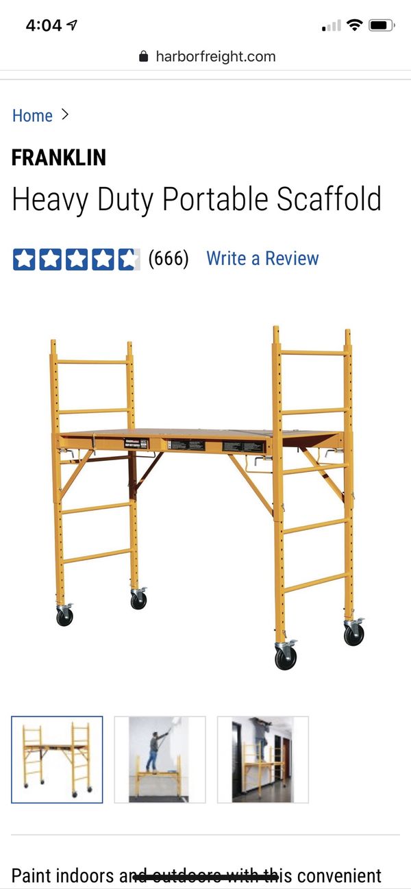 2 sets of Franklin scaffolding with wheels for Sale in Lutz, FL OfferUp