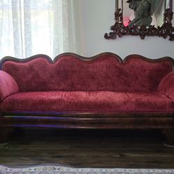 Antique Sofa Red