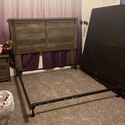 Queen Bed Frame And Head Board
