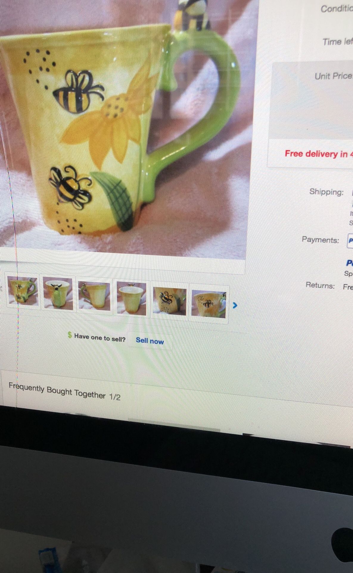 One Coffee Mug. Please see all the pictures and read the description