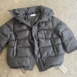 Belenciaga Puffer Jacket With Hood Attachment  